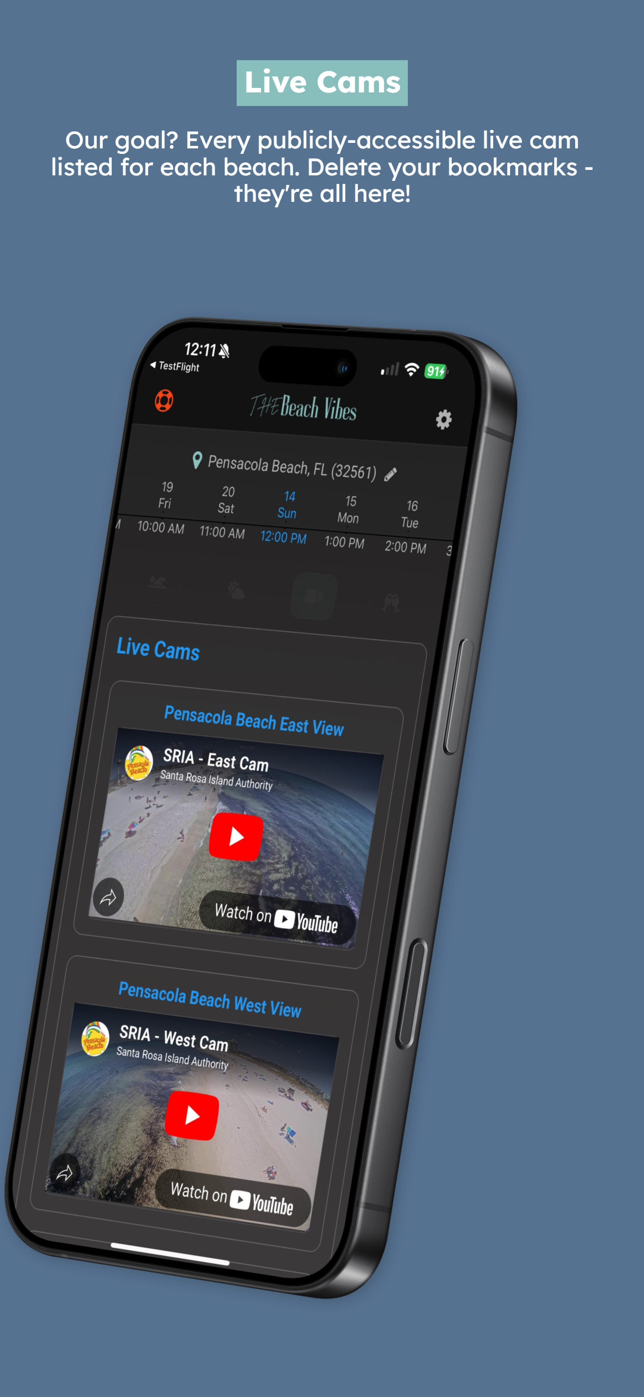 App Screenshot 2: Real-Time Weather