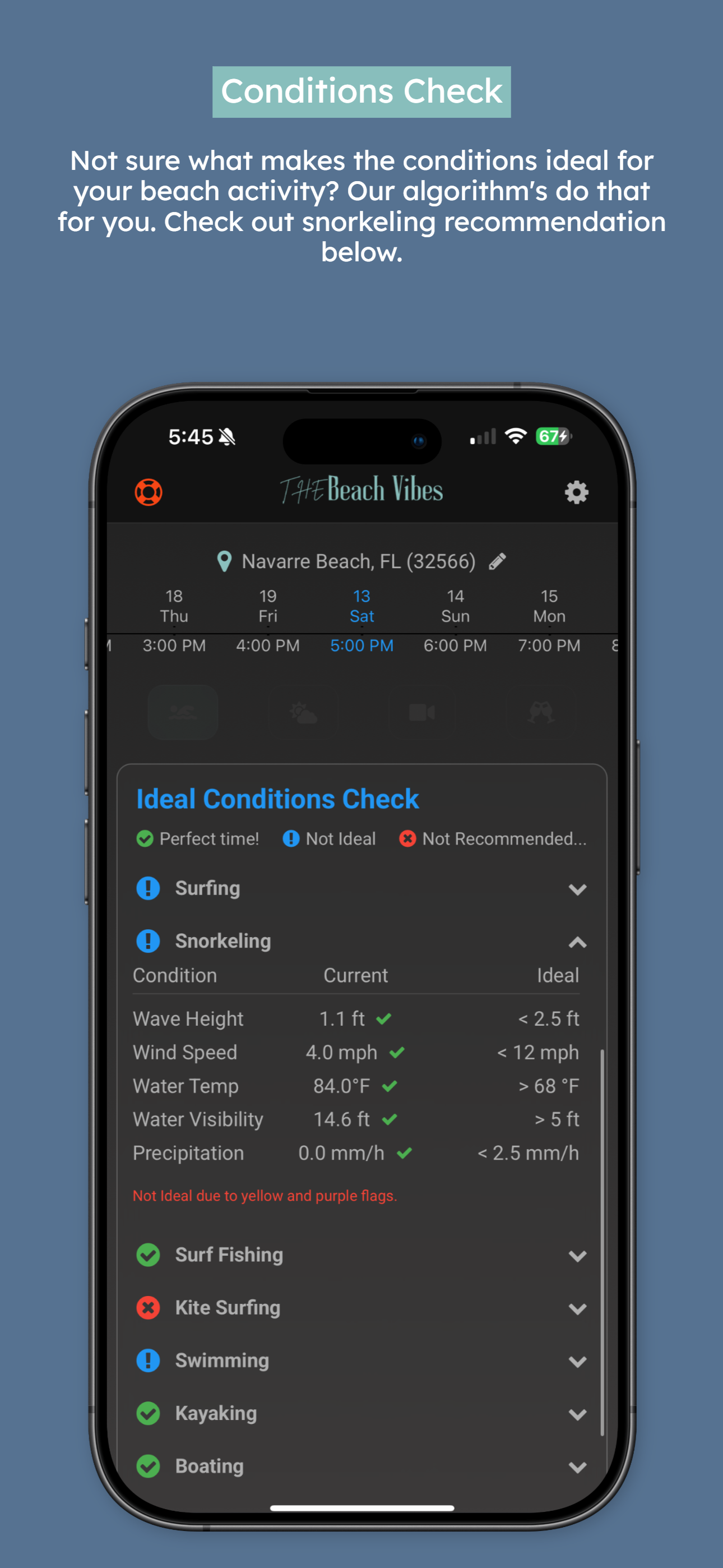 App Screenshot 4: Tide Information